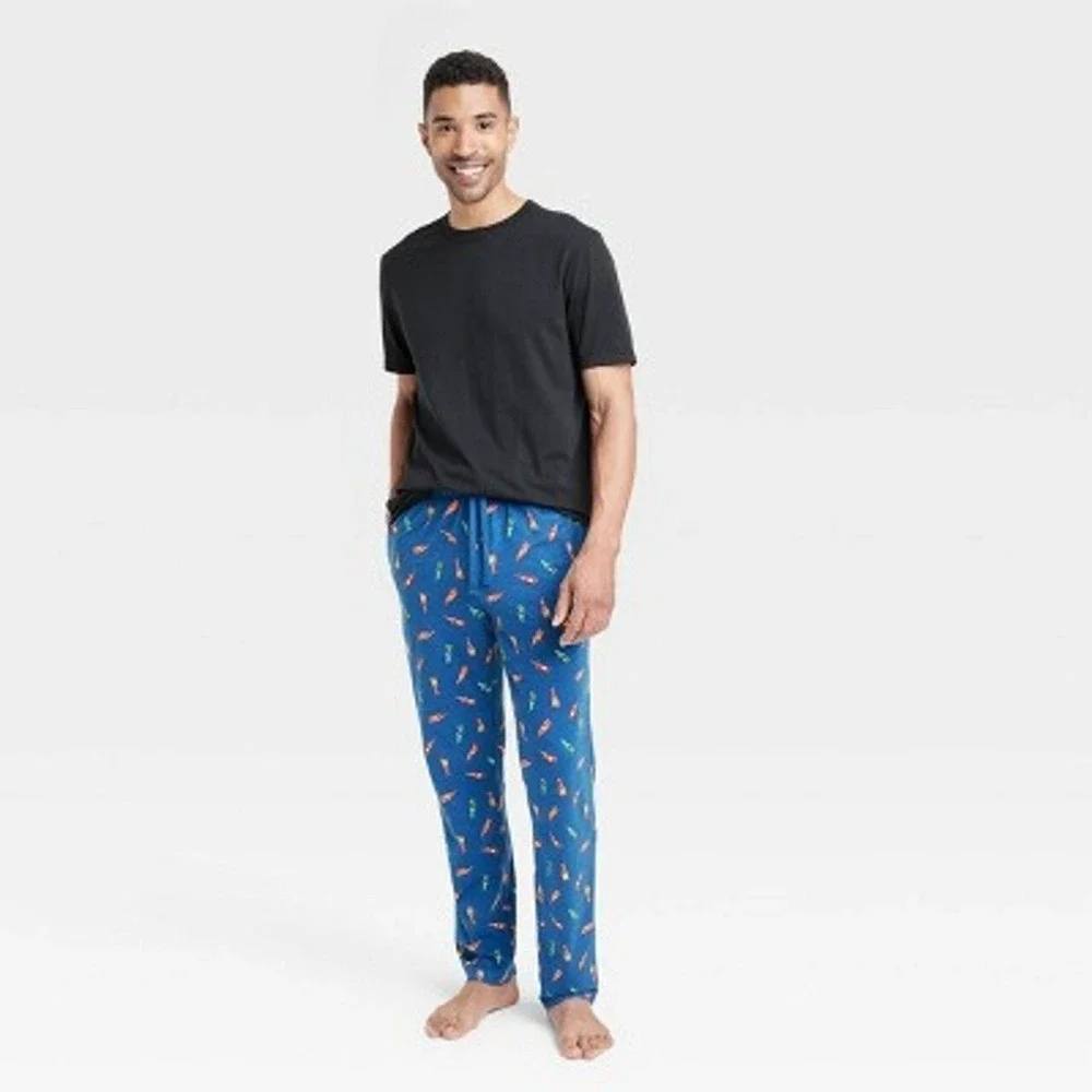 Hanes Premium - Mens Small Pajama‎ Set Blue NWT